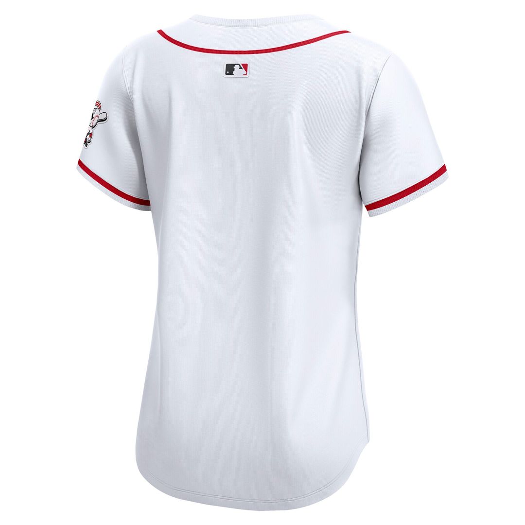 Cincinnati Reds Nike Women's Home Limited Jersey - White Official MLB Team Apparel Baseball Fan Gear