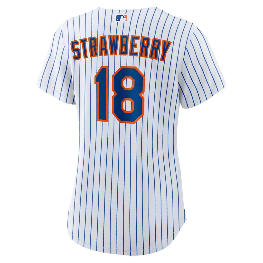 Darryl Strawberry New York Mets Nike Women's Home Replica Player Jersey - White Official MLB Team Apparel Baseball Fan Gear