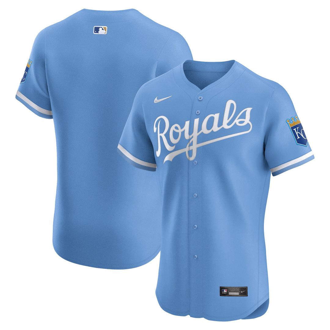 Kansas City Royals Nike Home Elite Jersey - White Official MLB Team Apparel Baseball Fan Gear