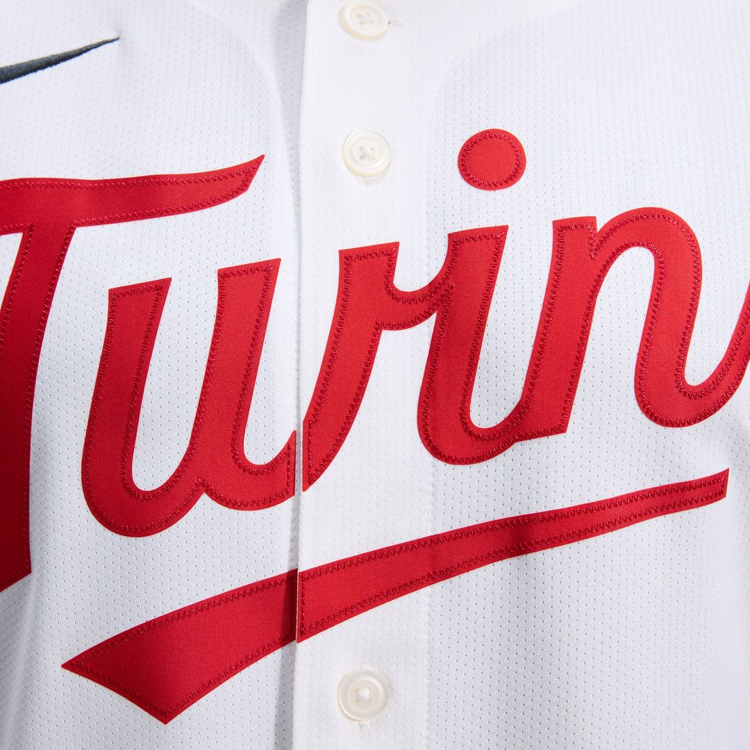 Minnesota Twins Nike Home Limited Jersey - White Official MLB Team Apparel Baseball Fan Gear