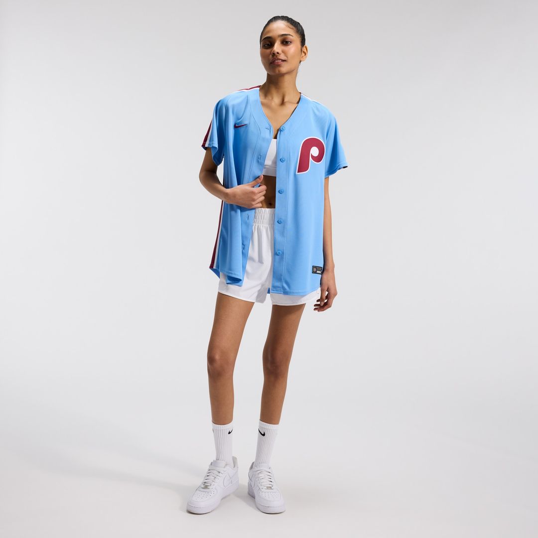 Philadelphia Phillies Nike Women's Alternate Limited Jersey - Light Blue Official MLB Team Apparel Baseball Fan Gear