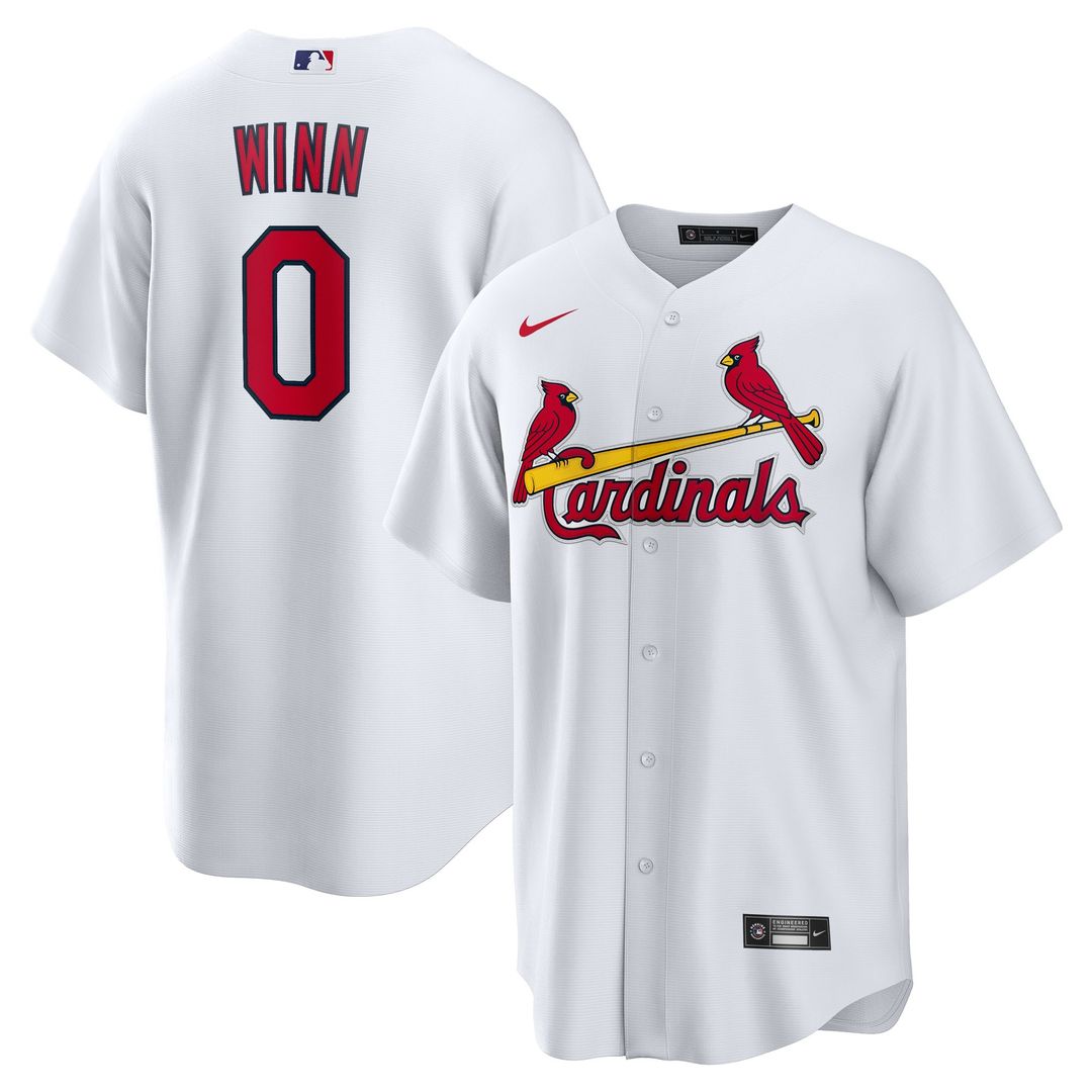 Masyn Winn St. Louis Cardinals Nike Youth Home Replica Jersey - White Official MLB Team Apparel Baseball Fan Gear