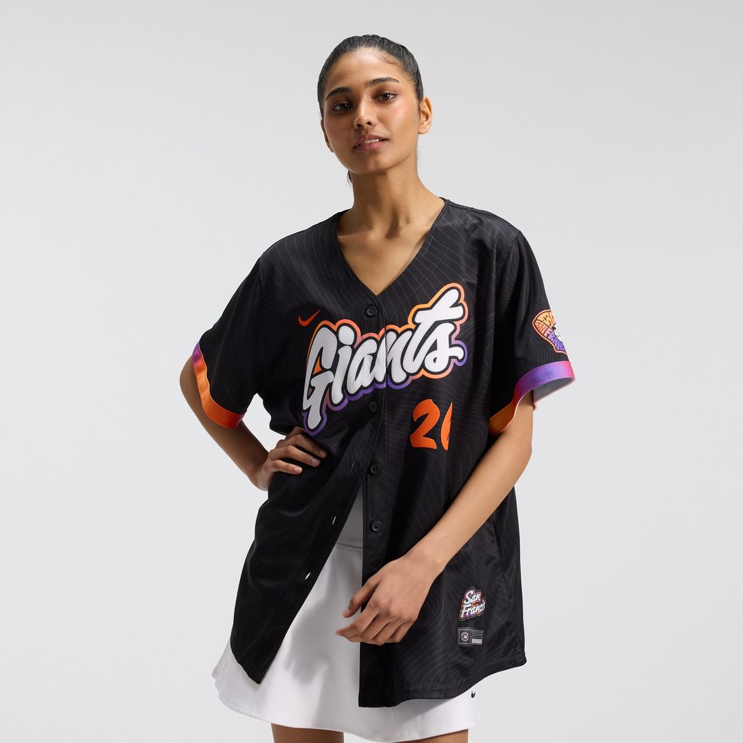 Matt Chapman San Francisco Giants Nike Women's 2025 City Connect Limited Jersey - Anthracite Official MLB Team Apparel Baseball Fan Gear