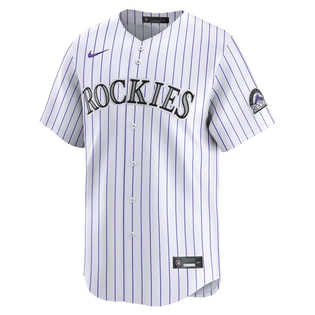 Colorado Rockies Nike Home Limited Player Jersey - White Official MLB Team Apparel Baseball Fan Gear