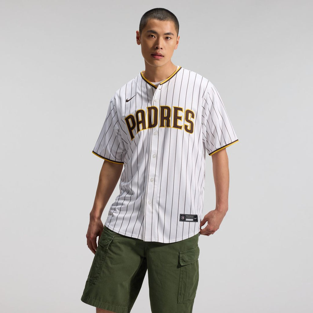 San Diego Padres Nike Home Replica Jersey - White Official MLB Team Apparel Baseball Fan Gear