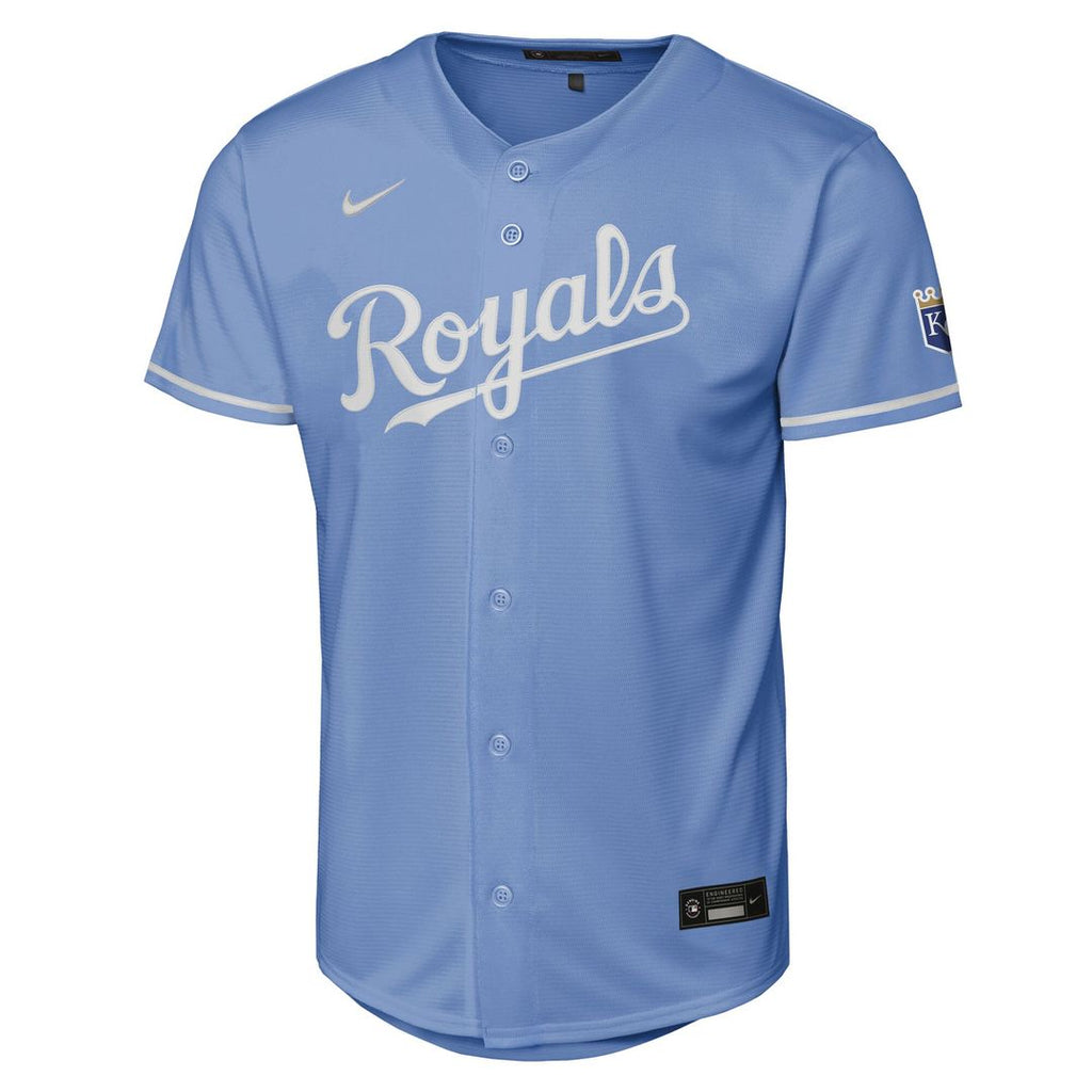 Kansas City Royals Nike Youth Alternate Stadium Jersey - Light Blue Official MLB Team Apparel Baseball Fan Gear