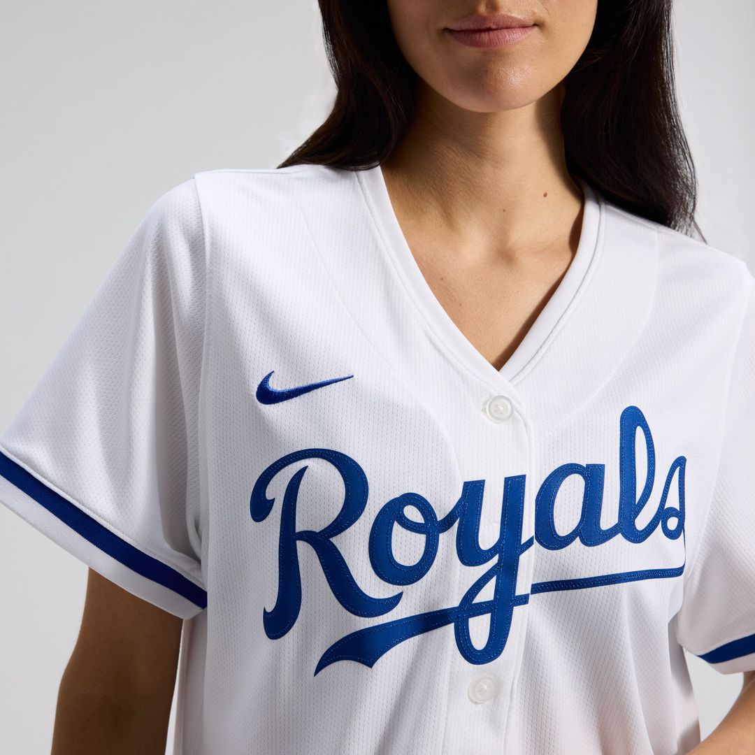 Kansas City Royals Nike Women's Home Limited Jersey - White Official MLB Team Apparel Baseball Fan Gear