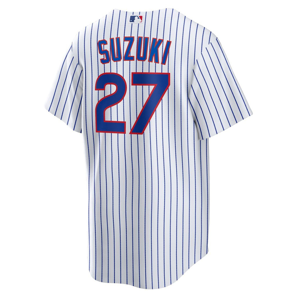 Seiya Suzuki Chicago Cubs Nike Home Replica Jersey - White Official MLB Team Apparel Baseball Fan Gear