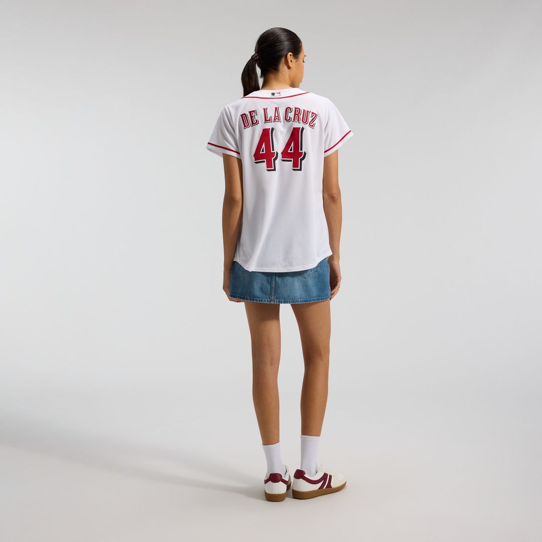 Elly De La Cruz Cincinnati Reds Nike Women's Home Replica Jersey - White Official MLB Team Apparel Baseball Fan Gear