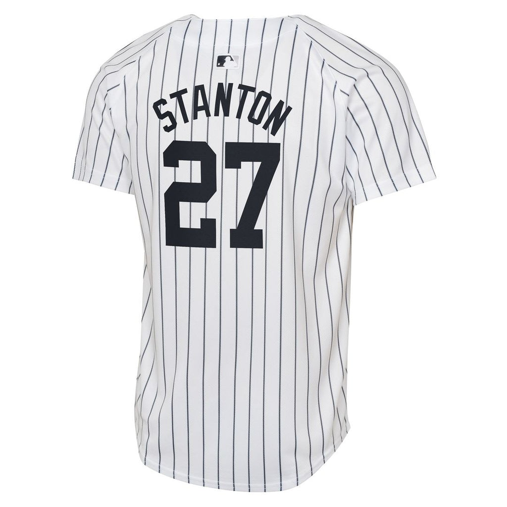 Giancarlo Stanton New York Yankees Nike Youth Home Limited Player Jersey - White Official MLB Team Apparel Baseball Fan Gear