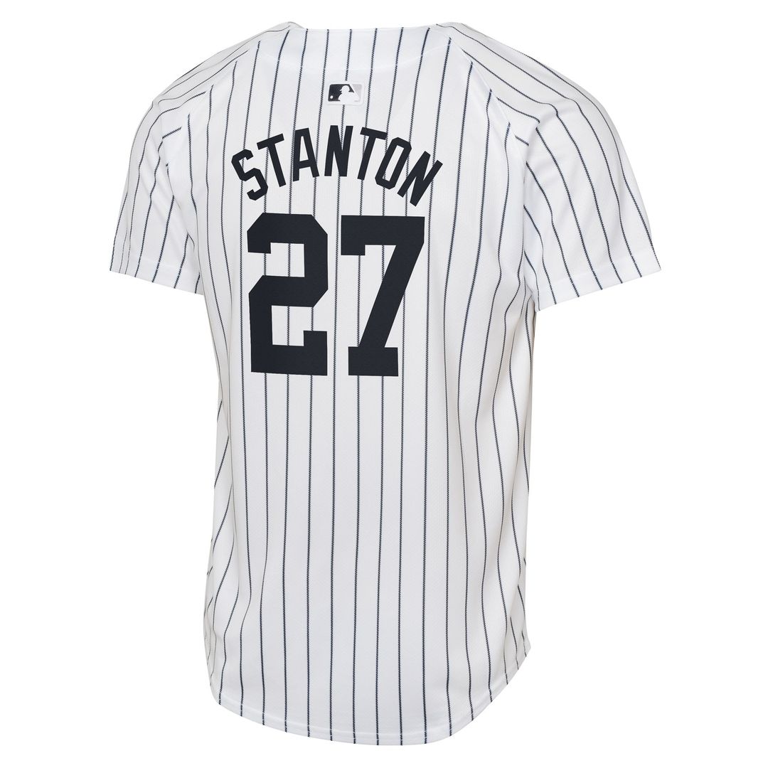 Giancarlo Stanton New York Yankees Nike Youth Home Limited Player Jersey - White Official MLB Team Apparel Baseball Fan Gear