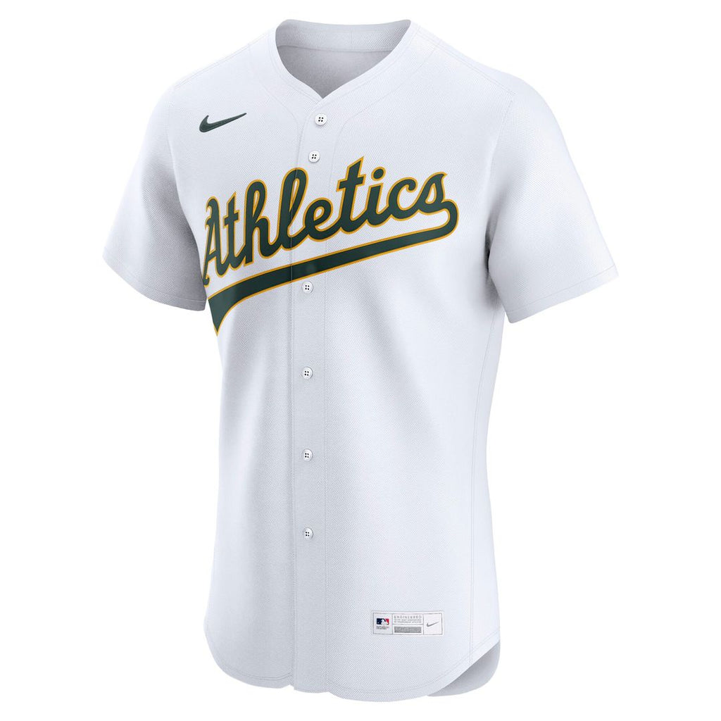 Athletics Nike Home Elite Jersey - White Official MLB Team Apparel Baseball Fan Gear