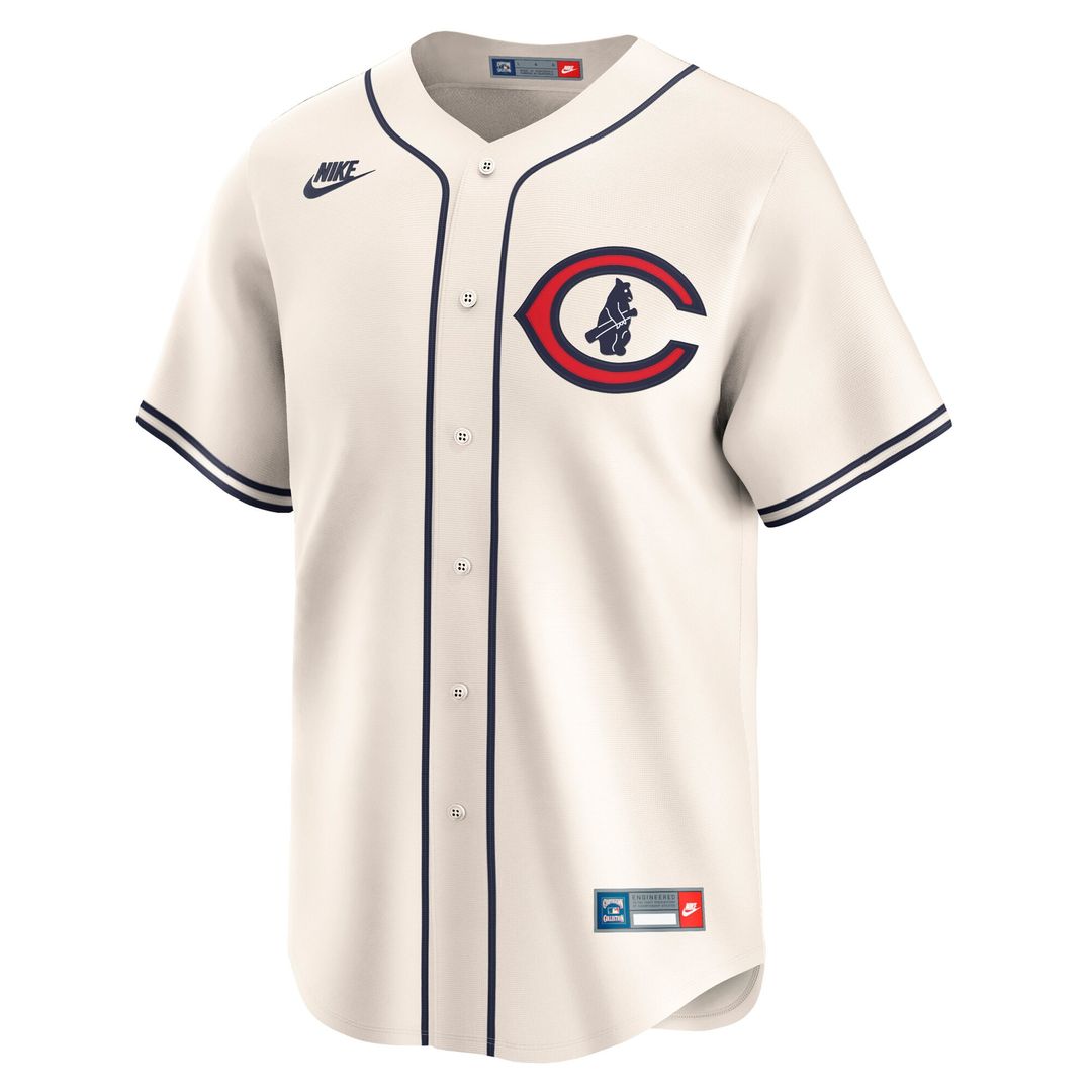 Seiya Suzuki Chicago Cubs Nike Throwback Cooperstown Collection Limited Jersey - Cream Official MLB Team Apparel Baseball Fan Gear