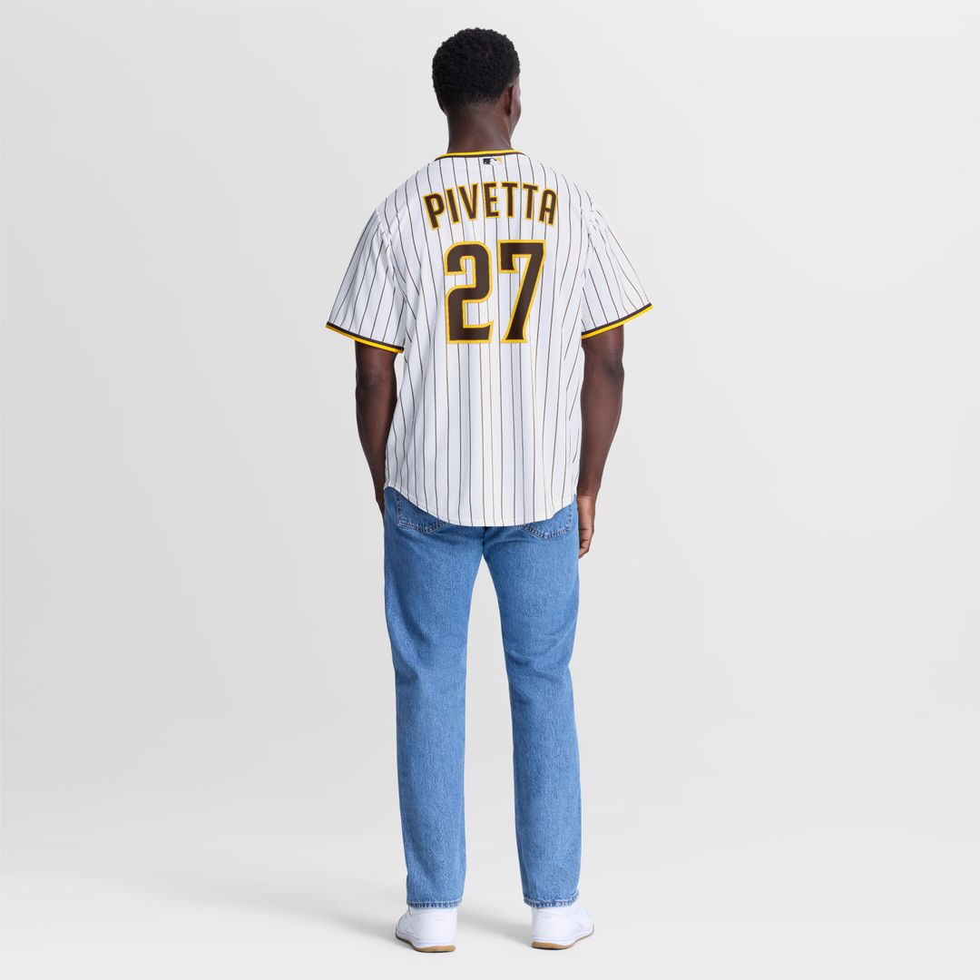 Nick Pivetta San Diego Padres Nike Home Replica Jersey - White Official MLB Team Apparel Baseball Fan Gear