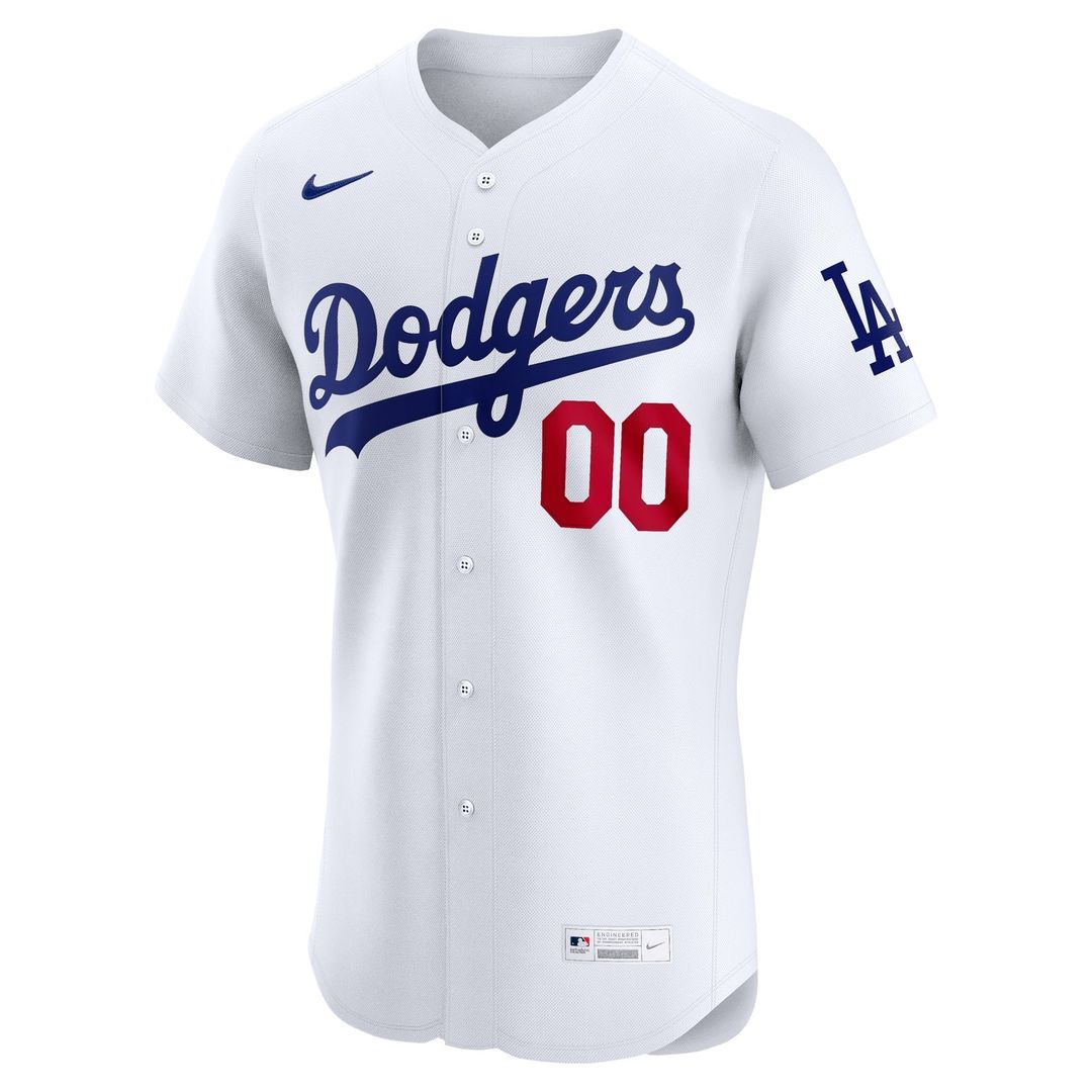 Los Angeles Dodgers Nike Home Elite Pick-A-Player Retired Roster Jersey - White Official MLB Team Apparel Baseball Fan Gear