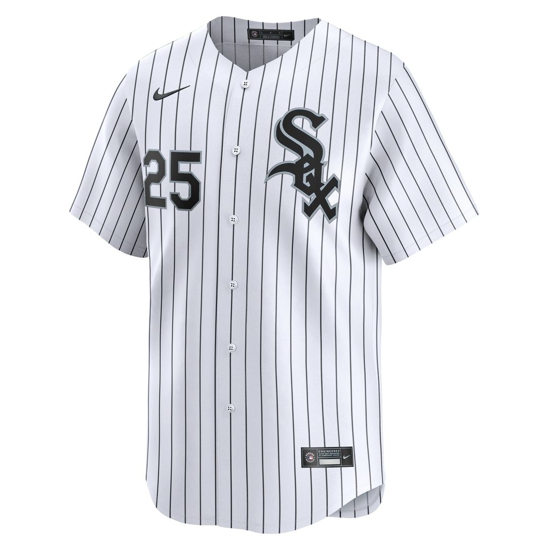 Andrew Vaughn Chicago White Sox Nike Home Limited Player Jersey - White Official MLB Team Apparel Baseball Fan Gear