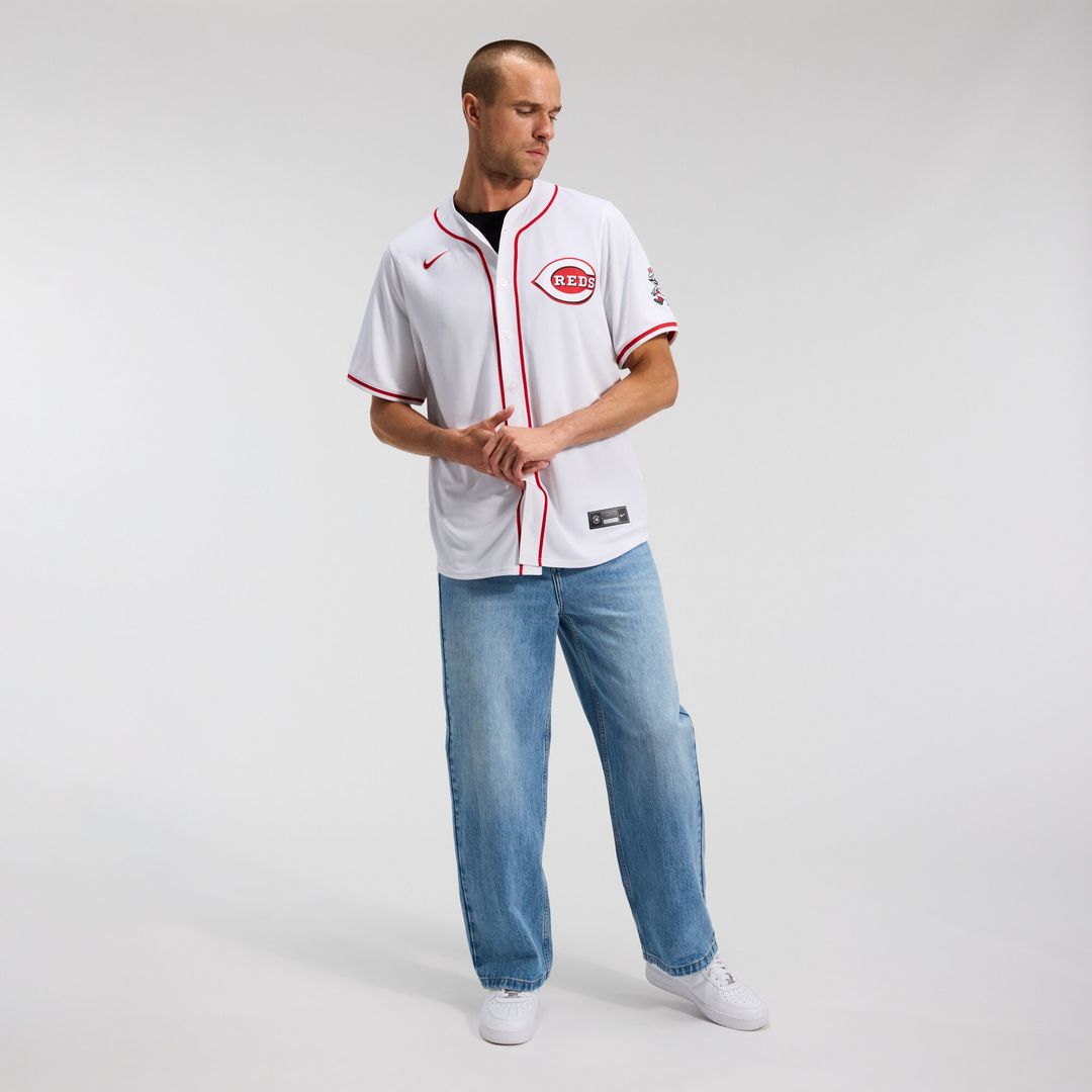 Cincinnati Reds Nike Home Limited Jersey - White Official MLB Team Apparel Baseball Fan Gear
