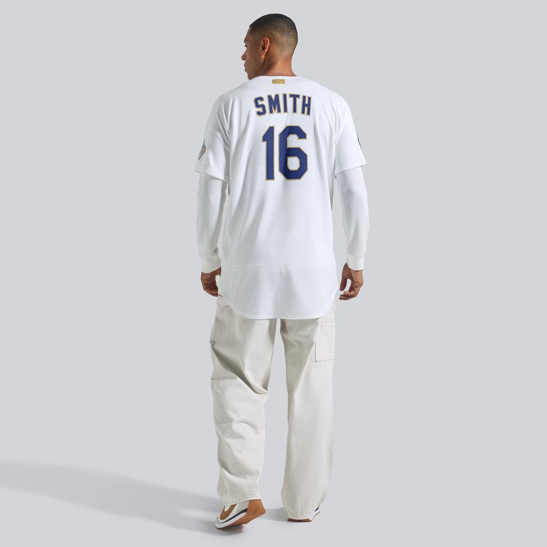Will Smith Los Angeles Dodgers Nike 2026 Gold Collection Authentic Jersey - White Official MLB Team Apparel Baseball Fan Gear
