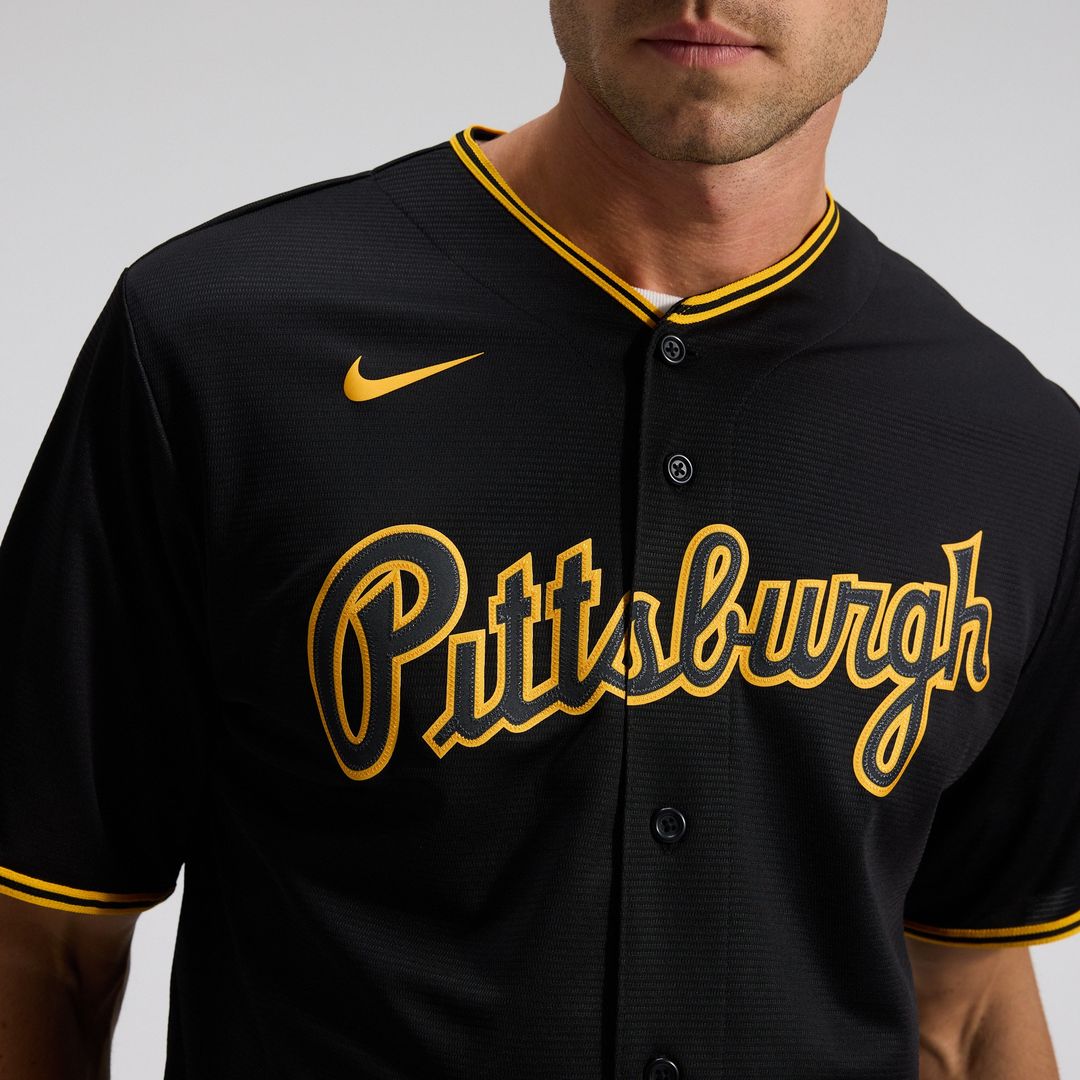 Pittsburgh Pirates Nike Alternate Replica Team Jersey - Black Official MLB Team Apparel Baseball Fan Gear