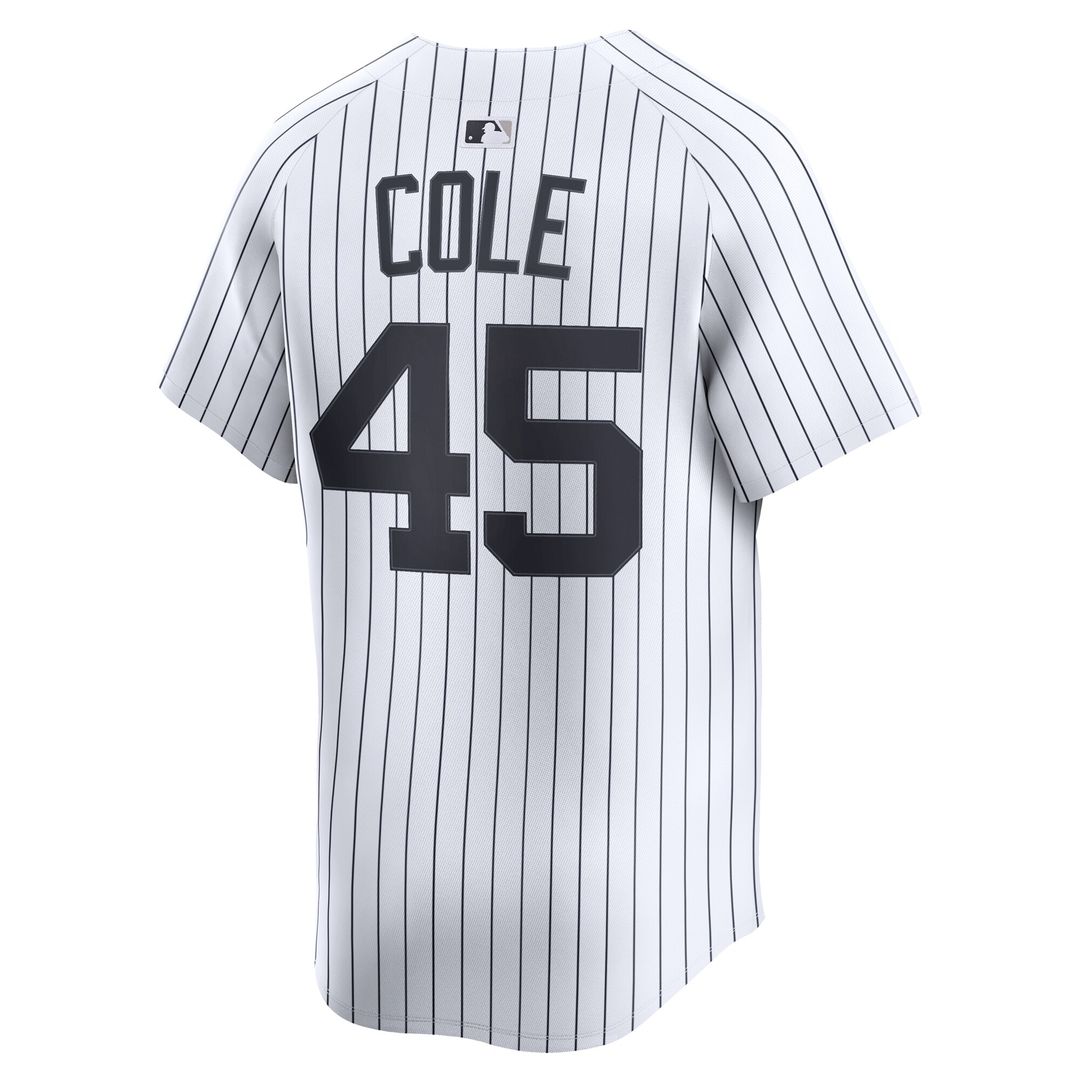 Gerrit Cole New York Yankees Nike Home Limited Player Jersey - White Official MLB Team Apparel Baseball Fan Gear