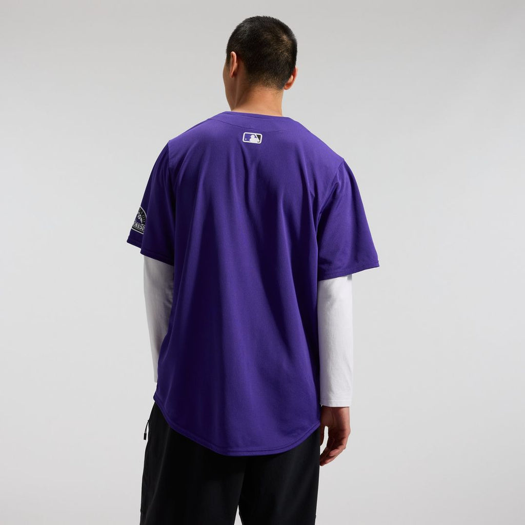 Colorado Rockies Nike Alternate Limited Jersey - Purple Official MLB Team Apparel Baseball Fan Gear