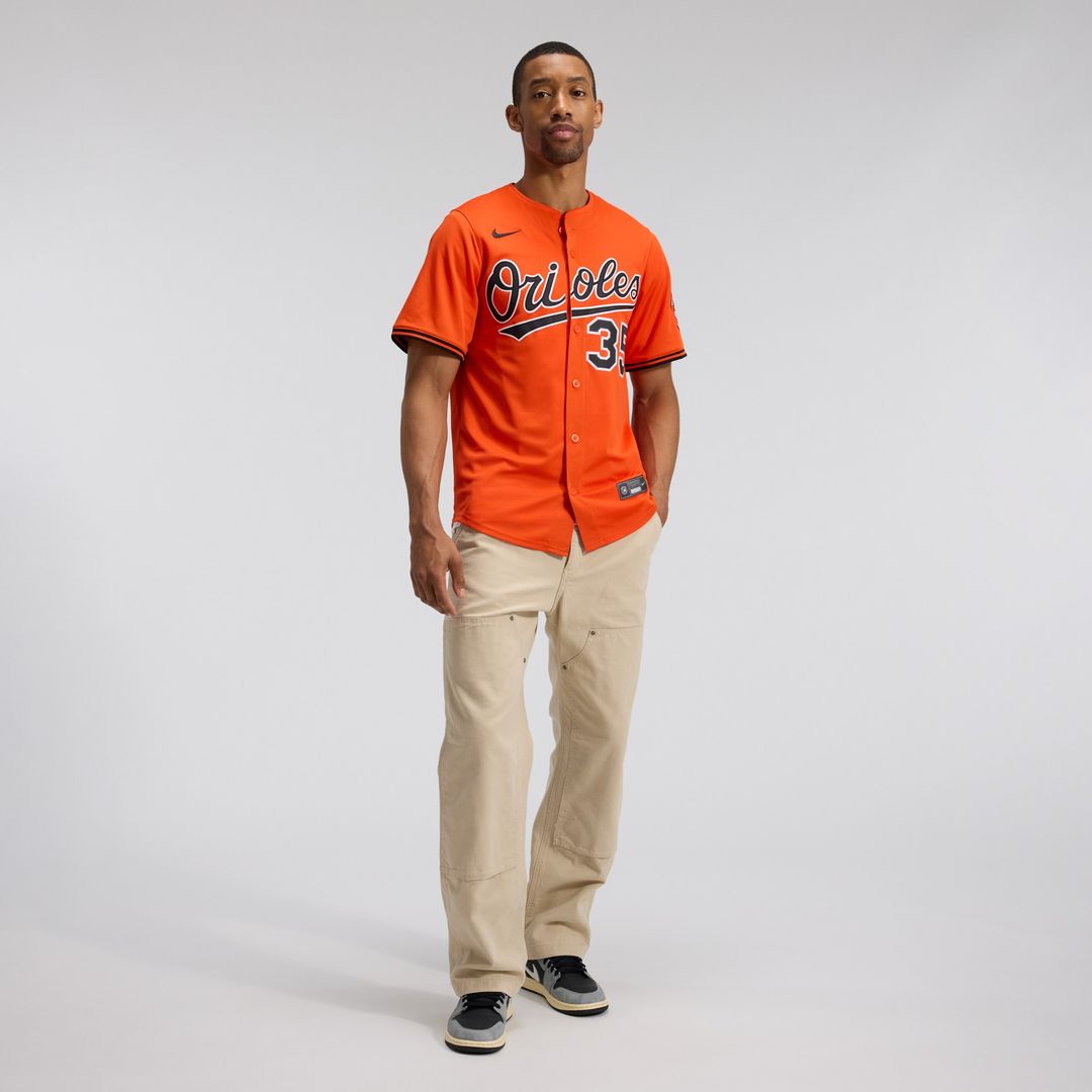 Adley Rutschman Baltimore Orioles Nike 2nd Alternate Limited Player Jersey - Orange Official MLB Team Apparel Baseball Fan Gear