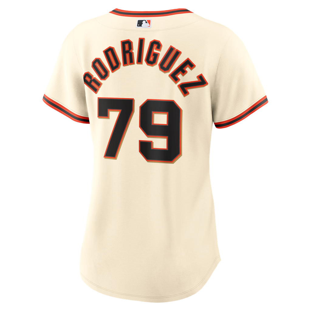 Jesus Rodriguez San Francisco Giants Nike Women's Home Replica Jersey - Cream Official MLB Team Apparel Baseball Fan Gear