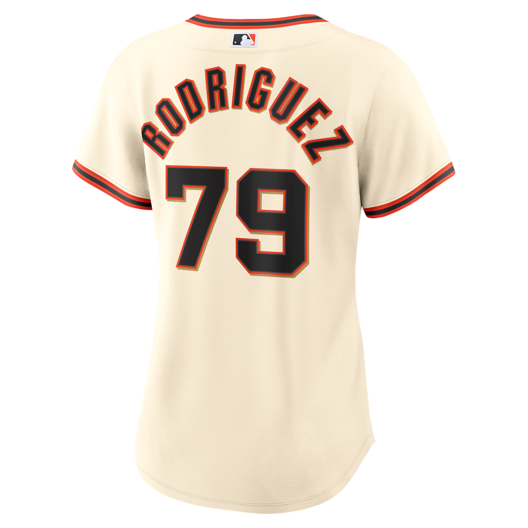 Jesus Rodriguez San Francisco Giants Nike Women's Home Replica Jersey - Cream Official MLB Team Apparel Baseball Fan Gear