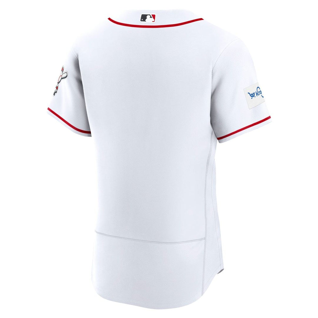 Cincinnati Reds Nike Home Authentic Jersey - White Official MLB Team Apparel Baseball Fan Gear