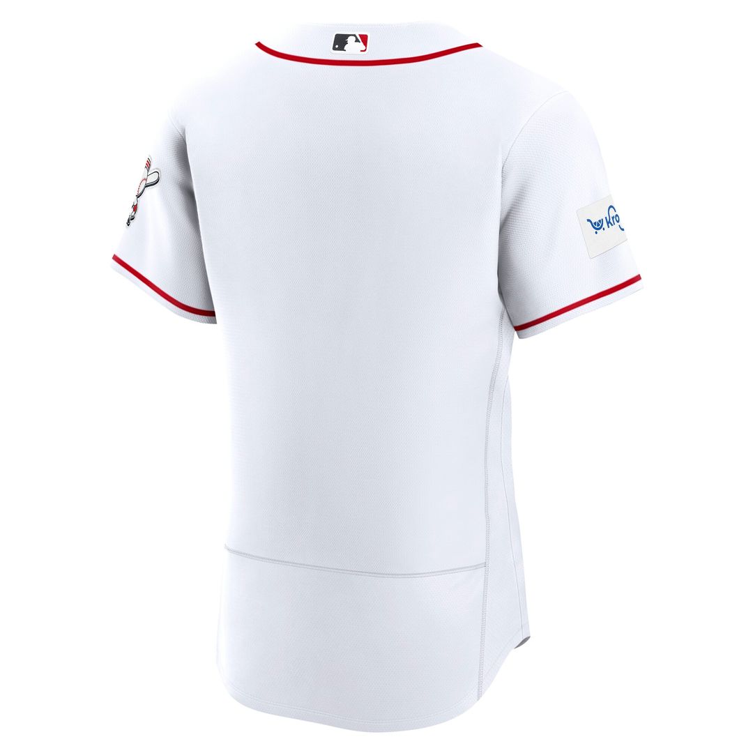 Cincinnati Reds Nike Home Authentic Jersey - White Official MLB Team Apparel Baseball Fan Gear