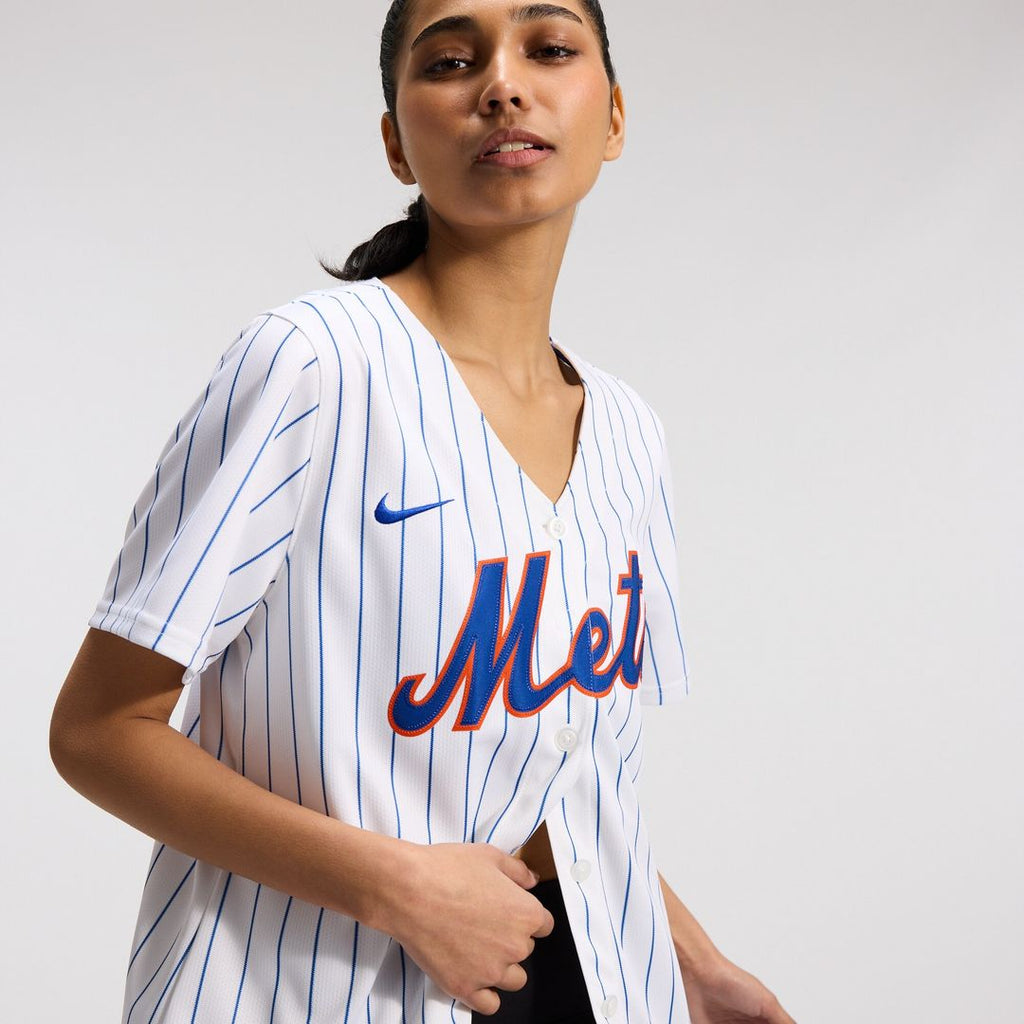 New York Mets Nike Women's Home Limited Jersey - White Official MLB Team Apparel Baseball Fan Gear