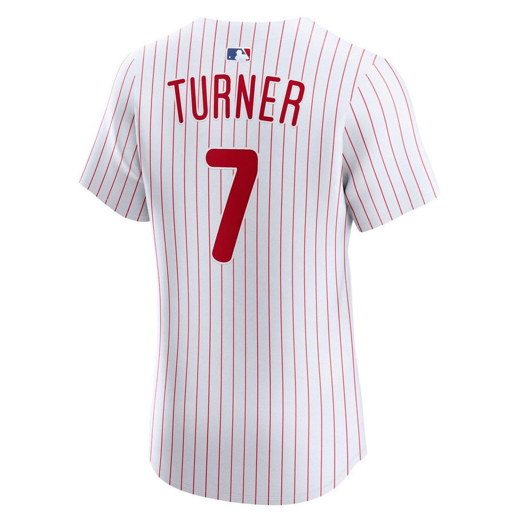Trea Turner Philadelphia Phillies Nike Home Elite Jersey - White Official MLB Team Apparel Baseball Fan Gear