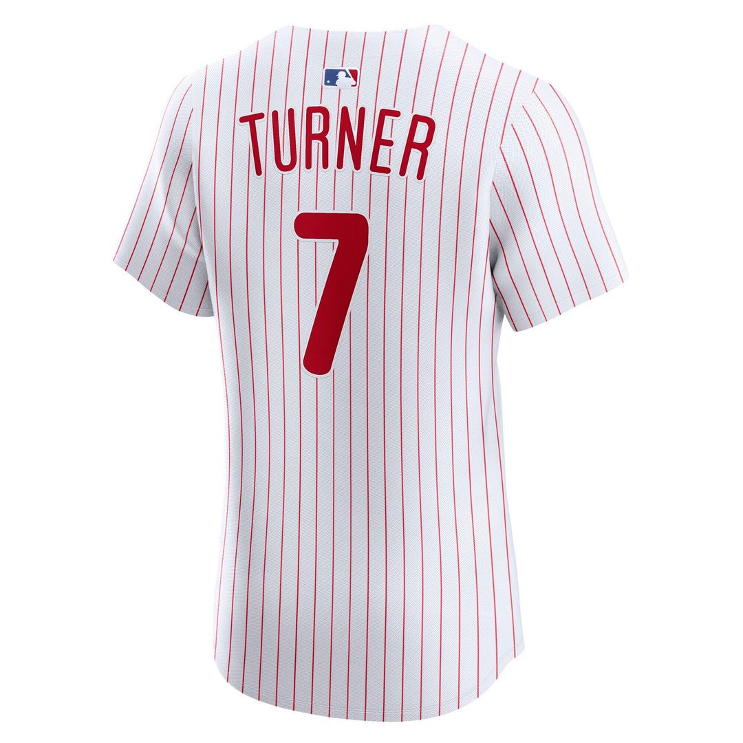 Trea Turner Philadelphia Phillies Nike Home Elite Jersey - White Official MLB Team Apparel Baseball Fan Gear