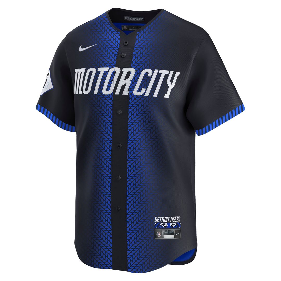 Tarik Skubal Detroit Tigers Nike City Connect Limited Jersey - Navy Official MLB Team Apparel Baseball Fan Gear