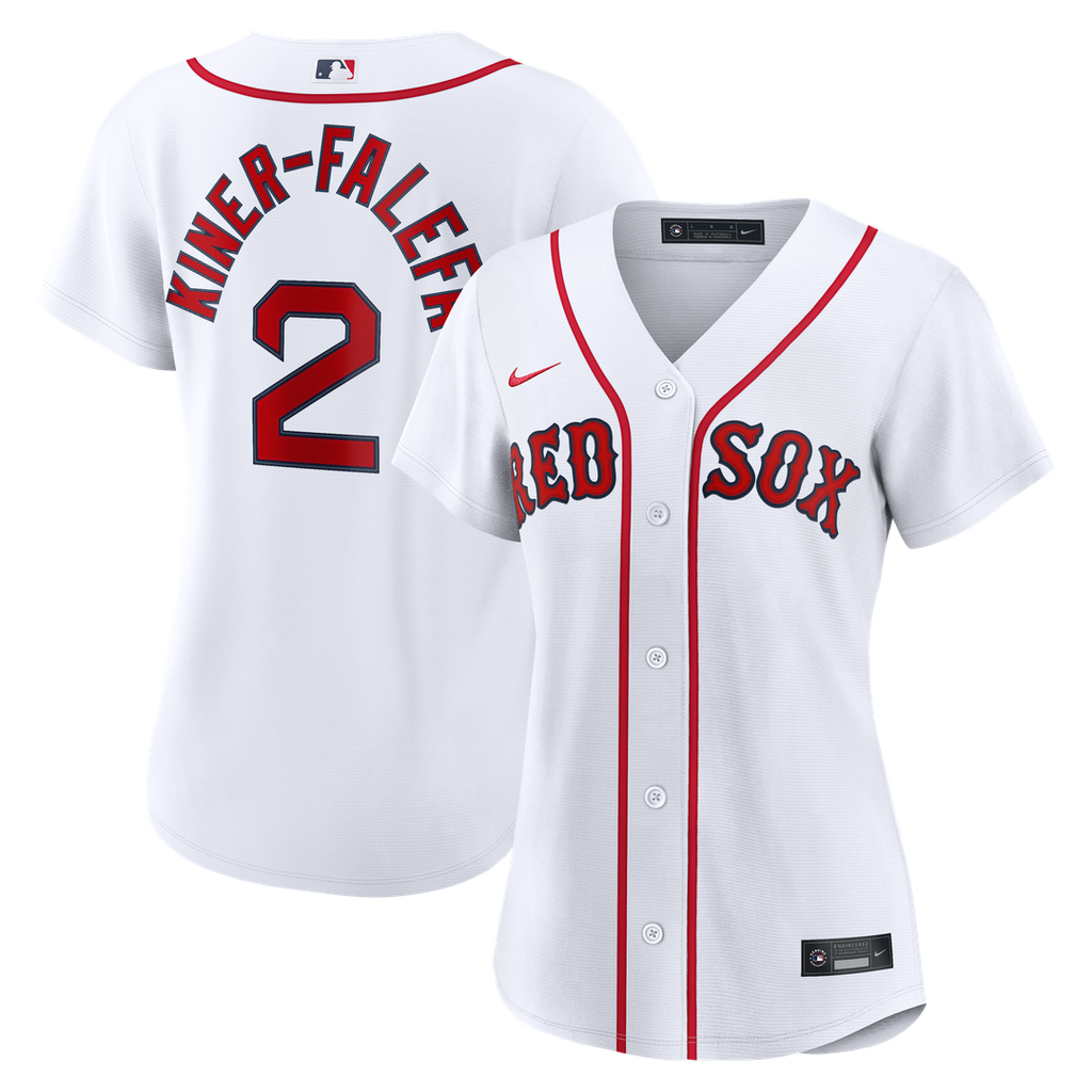 Isiah Kiner-Falefa Boston Red Sox Nike Women's Home Replica Jersey - White Official MLB Team Apparel Baseball Fan Gear