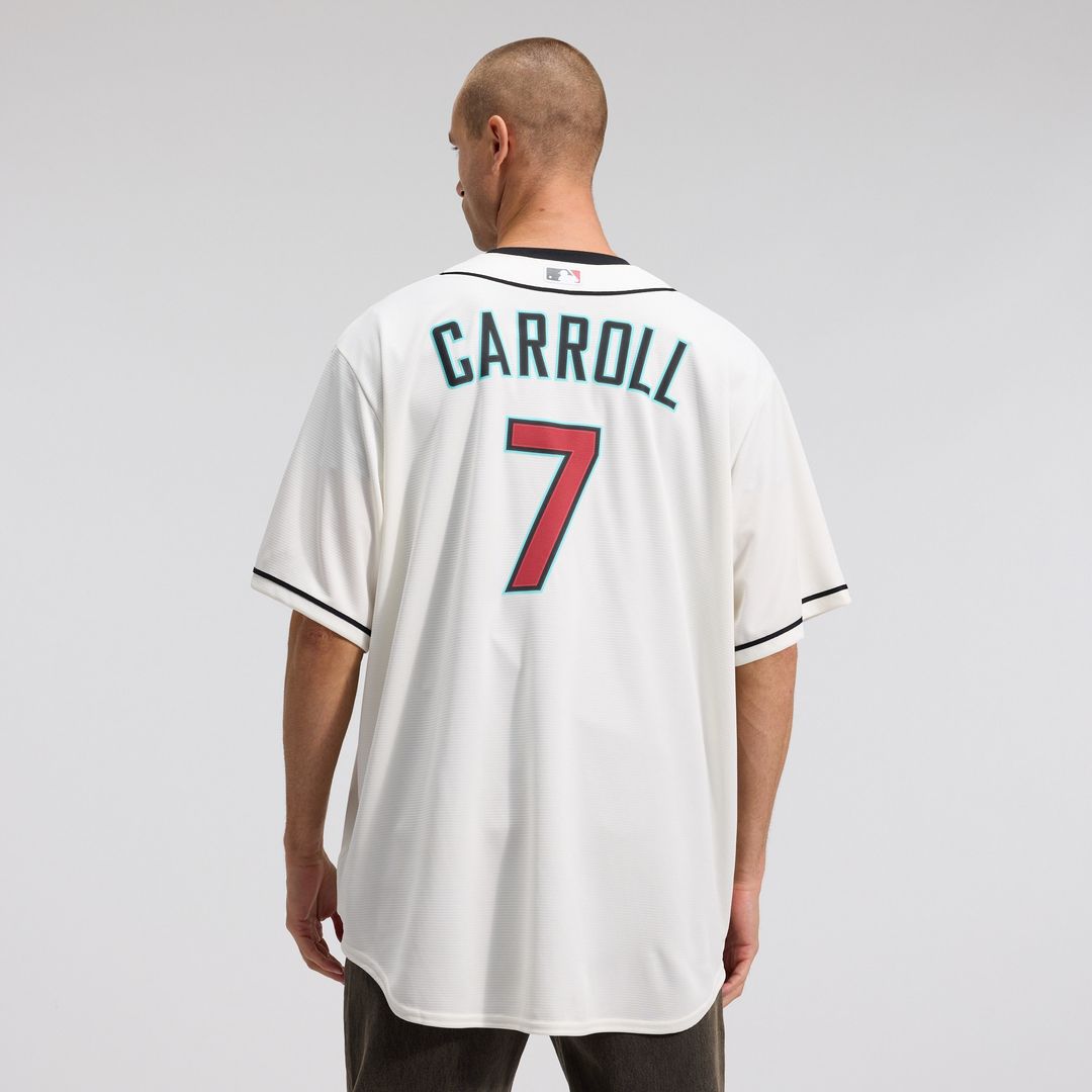 Corbin Carroll Arizona Diamondbacks Nike Home Replica Jersey - Cream Official MLB Team Apparel Baseball Fan Gear