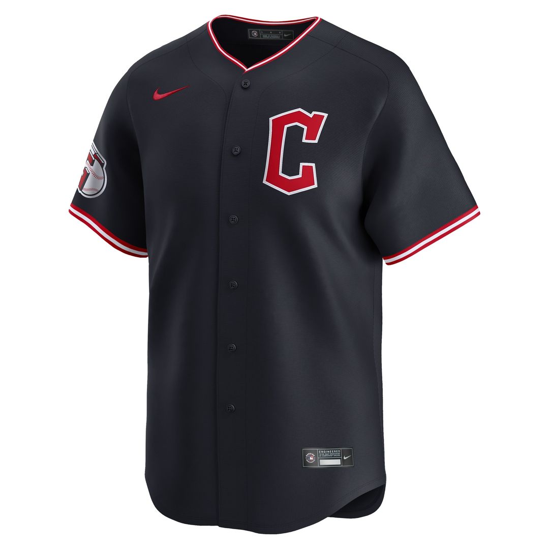 José Ramírez Cleveland Guardians Nike Alternate Limited Player Jersey - Navy Official MLB Team Apparel Baseball Fan Gear