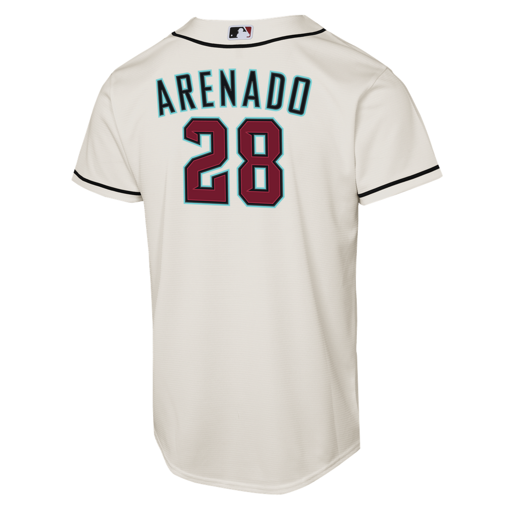 Nolan Arenado Arizona Diamondbacks Nike Youth Home Replica Jersey - White Official MLB Team Apparel Baseball Fan Gear