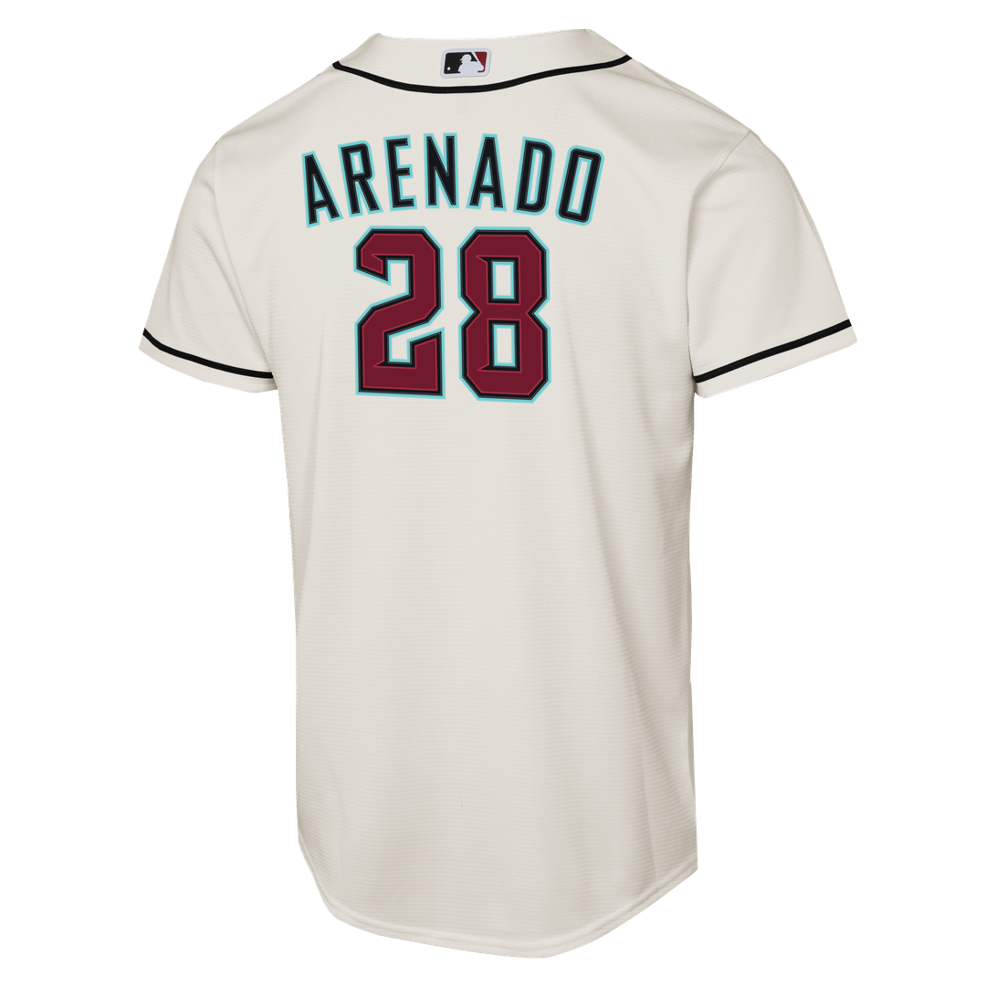 Nolan Arenado Arizona Diamondbacks Nike Youth Home Replica Jersey - White Official MLB Team Apparel Baseball Fan Gear