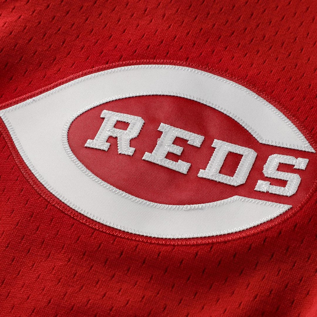 Johnny Bench Cincinnati Reds Mitchell & Ness Cooperstown Collection Big & Tall Mesh Batting Practice Jersey - Red Official MLB Team Apparel Baseball F