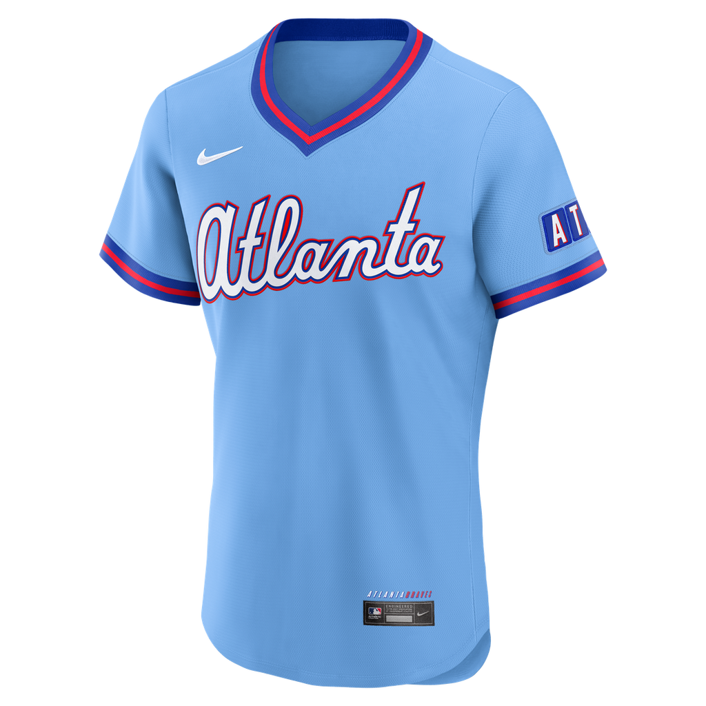 Atlanta Braves Nike 2026 City Connect Authentic Jersey - Powder Blue Official MLB Team Apparel Baseball Fan Gear