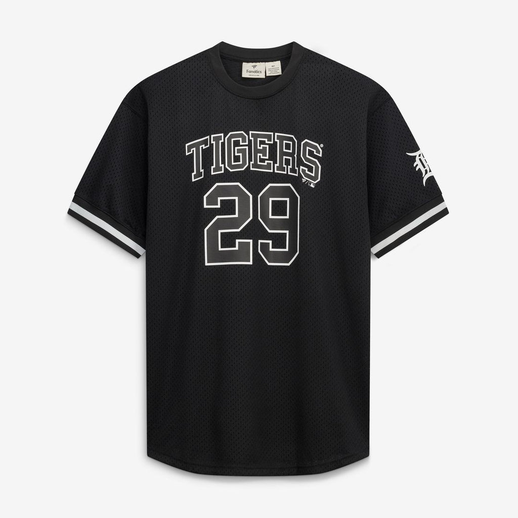 Tarik Skubal Detroit Tigers Fanatics Big & Tall Heavyweight Mesh Jersey - Black/White Official MLB Team Apparel Baseball Fan Gear