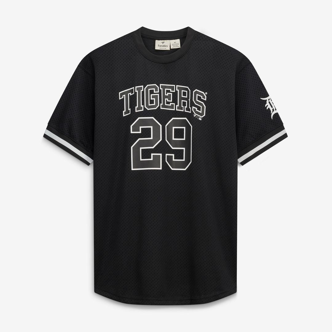 Tarik Skubal Detroit Tigers Fanatics Big & Tall Heavyweight Mesh Jersey - Black/White Official MLB Team Apparel Baseball Fan Gear
