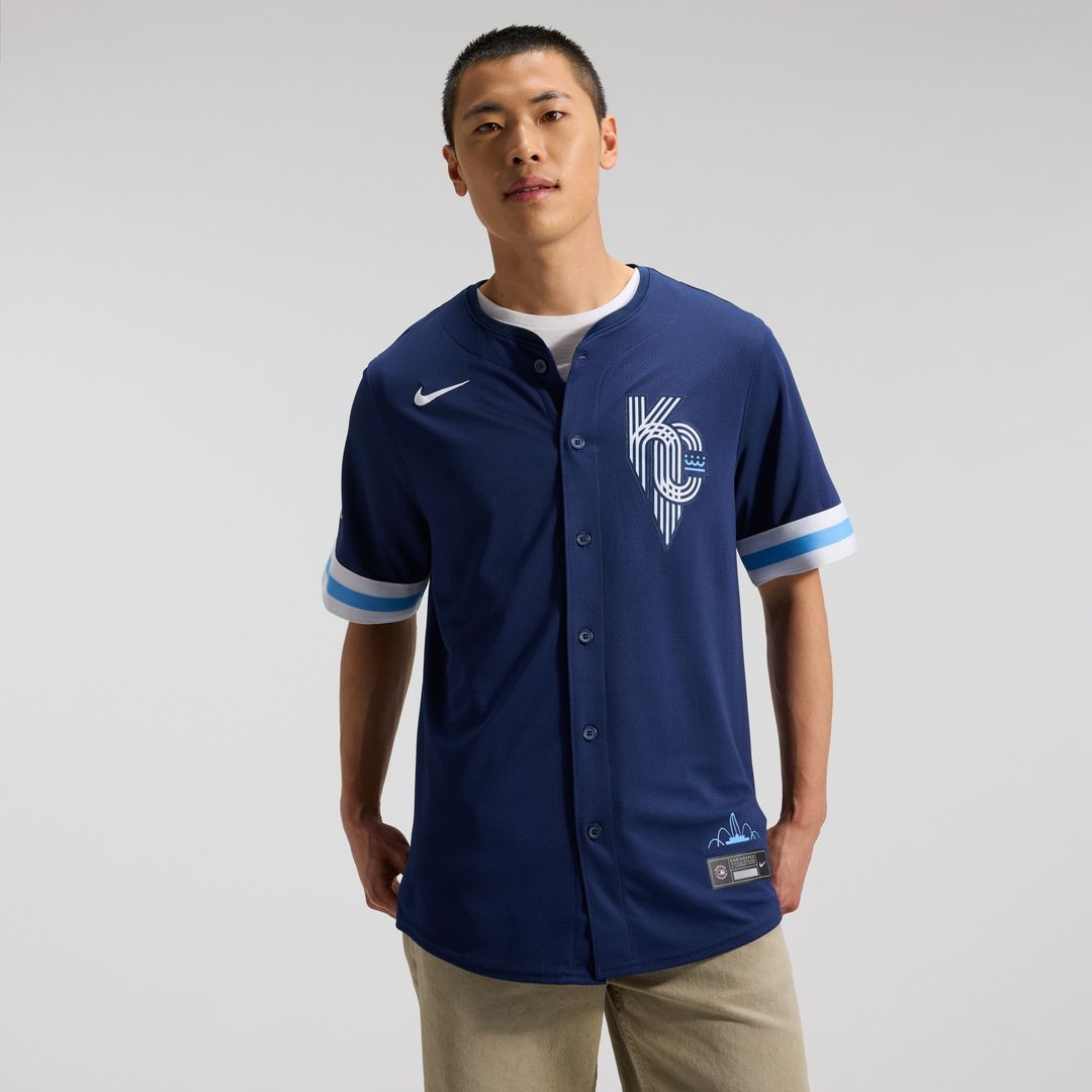 Kansas City Royals Nike City Connect Limited Jersey - Navy Official MLB Team Apparel Baseball Fan Gear