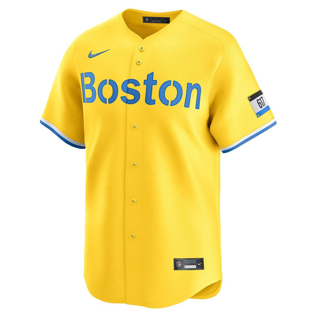 David Ortiz Boston Red Sox Nike City Connect Retired Player Jersey - Gold Official MLB Team Apparel Baseball Fan Gear