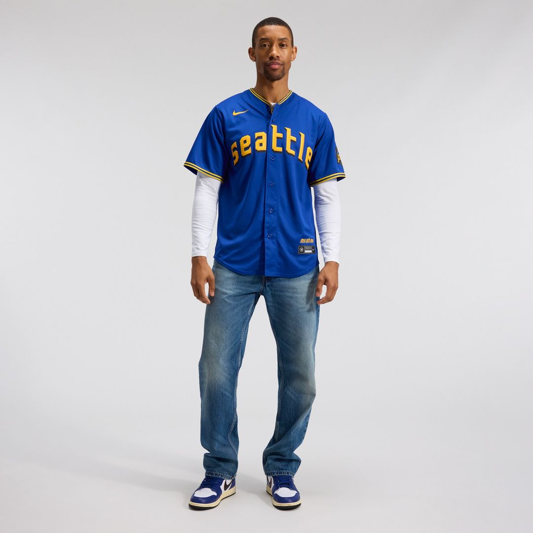 Seattle Mariners Nike City Connect Replica Jersey - Royal Official MLB Team Apparel Baseball Fan Gear