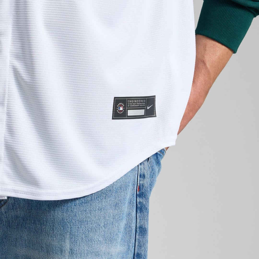 Nick Kurtz Athletics Nike Home Replica Jersey - White Official MLB Team Apparel Baseball Fan Gear
