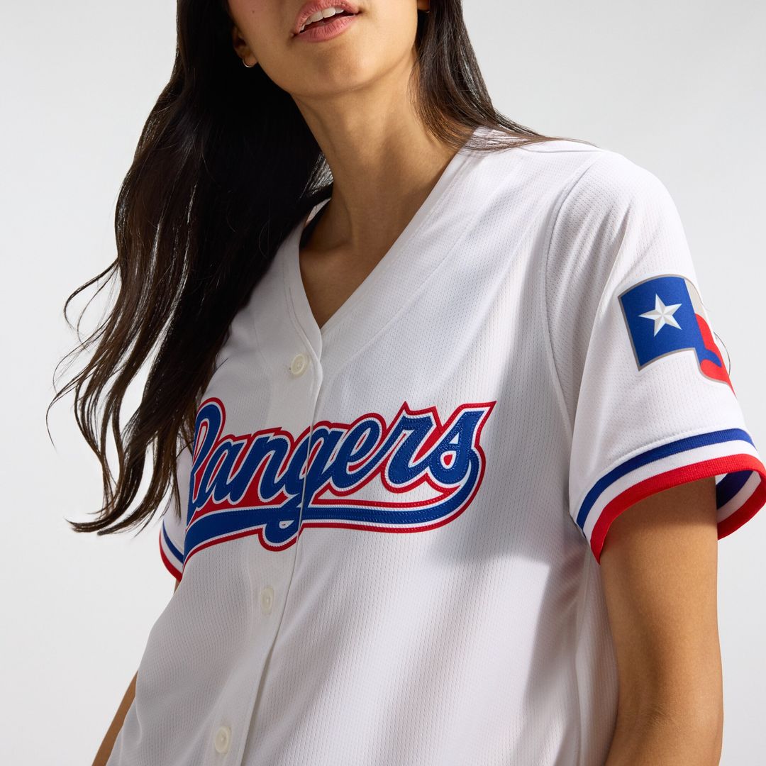 Texas Rangers Nike Women's Home Limited Jersey - White Official MLB Team Apparel Baseball Fan Gear