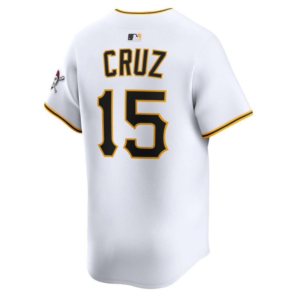 Oneil Cruz Pittsburgh Pirates Nike Home Limited Player Jersey - White Official MLB Team Apparel Baseball Fan Gear