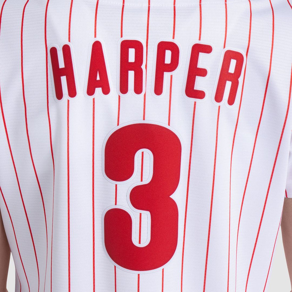 Bryce Harper Philadelphia Phillies Nike Women's Home Replica Player Jersey - White Official MLB Team Apparel Baseball Fan Gear